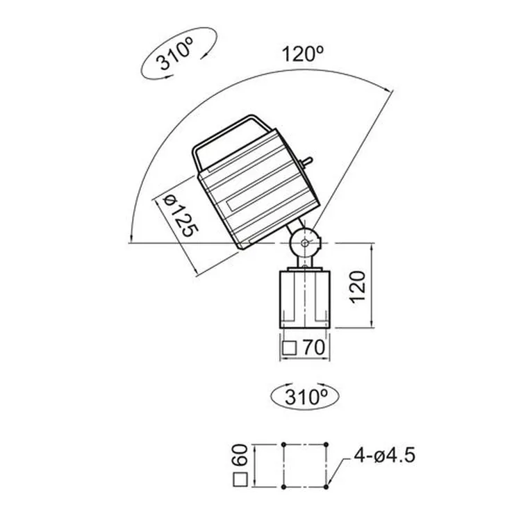 CANDEEIRO LED  MWG 6-100 OPTIMUM