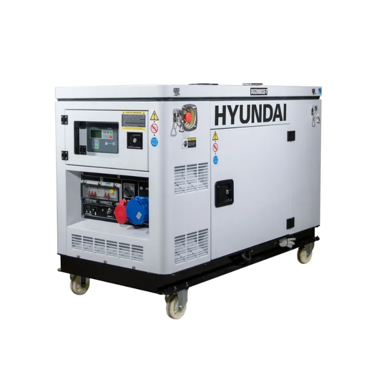 Gerador Trifásico Silencioso Hyundai 12000XSET 12,5 kVA 230V/400V