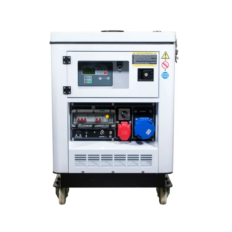 Gerador Trifásico Silencioso Hyundai 12000XSET 12,5 kVA 230V/400V