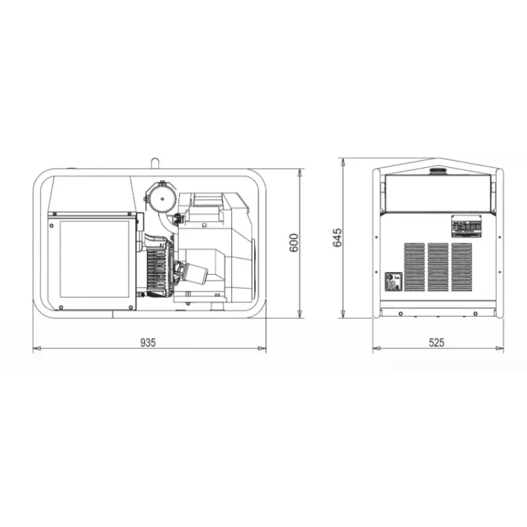 Gerador a Gasolina MOSA 11000 HBS 9.9 kW 230V AVR