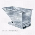 CONTENTOR BASCULANTE GALVANIZADO 320LT ND