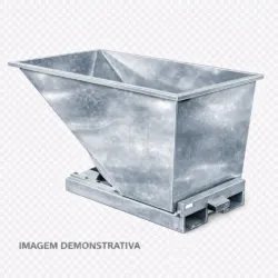 CONTENTOR BASCULANTE GALVANIZADO 320LT ND