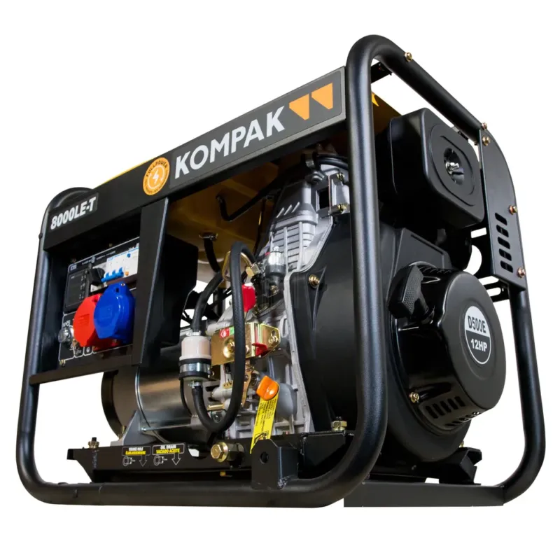 GERADOR DIESEL 8KVA FULL POWER KOMPAK
