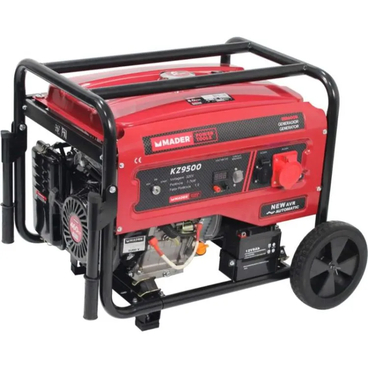 GERADOR TRIFÁSICO COM RODAS 8.0KVA MADER