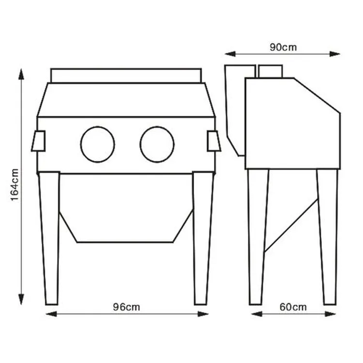 "Unicraft TANQUE DECAPAGEM C/ ASPIRAÇÃO SSK 2.5 UNICRAFT