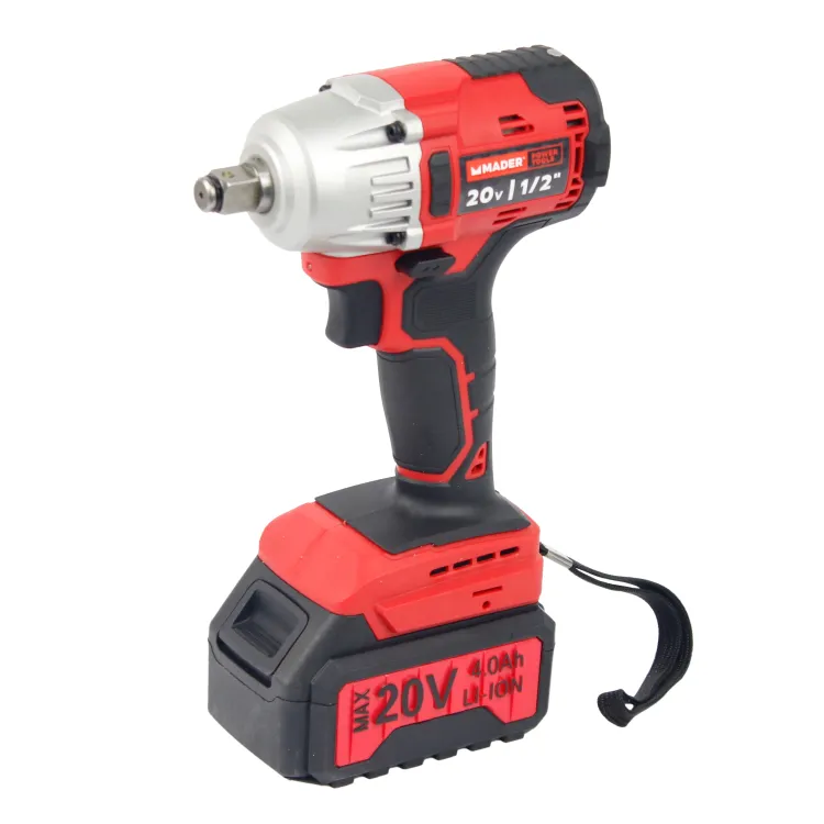 APARAFUSADORA IMPACTO SEM FIOS 430NM 20V 1/2″ 2 BATERIAS MADER