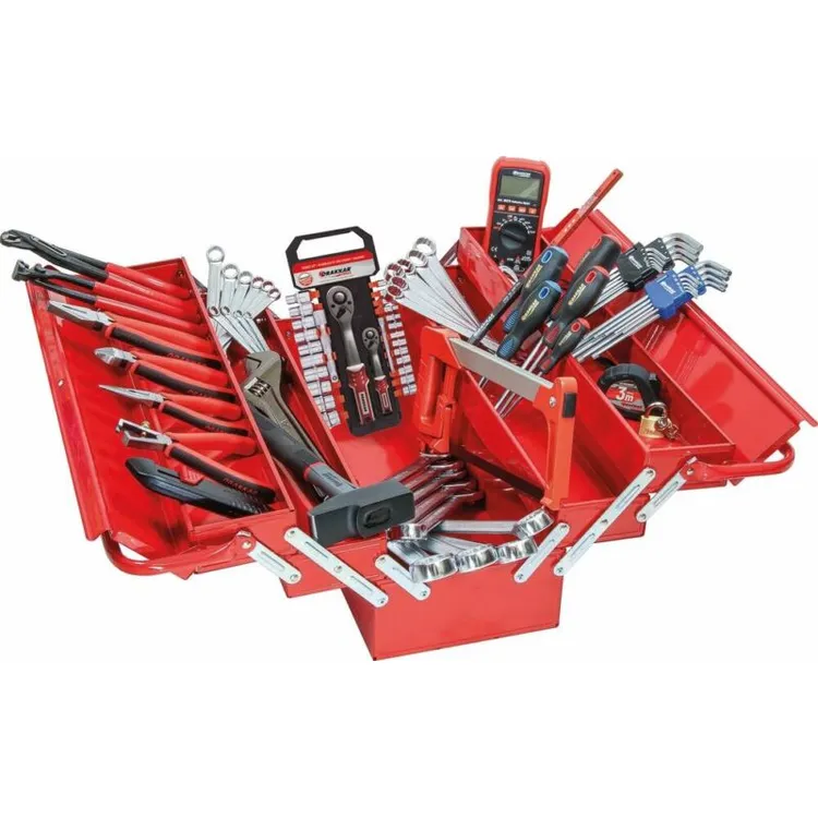 CAIXA DE FERRAMENTAS 100 PEÇAS DRAKKAR