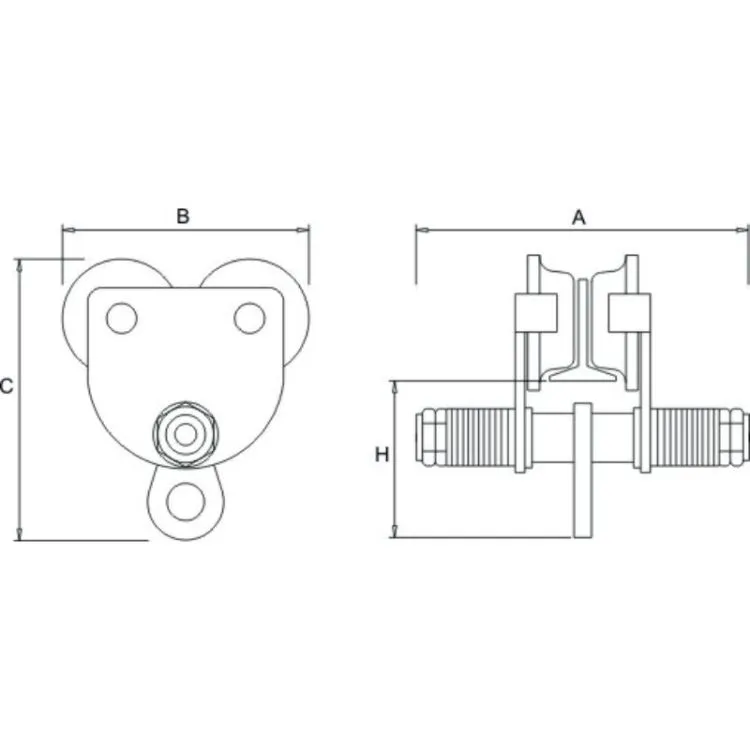 CARRO MANUAL PARA GUINCHO 2T TOHO CARRO MANUAL PARA GUINCHO 2T TOHO