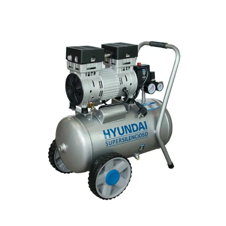 Compressor Silencioso HYUNDAI 50L 230V 1500W 8BAR