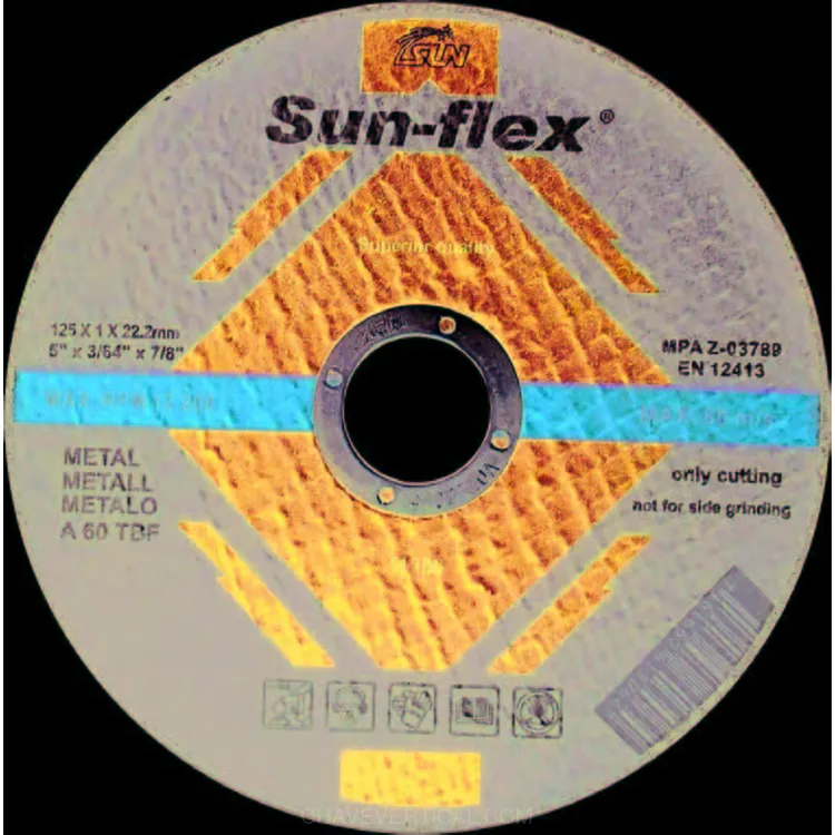 DISCO CORTE DE FERRO 180 x 3 SUN-FLEX