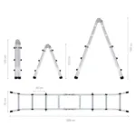 ESCADA TELESCÓPICA MULTIUSO 5.1M WERKU