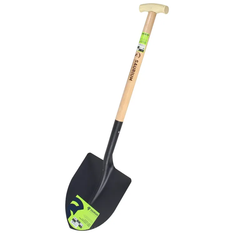 PÁ DE BICO AÇO TEMPERADO E CABO DE MADEIRA EM T SAURIUM