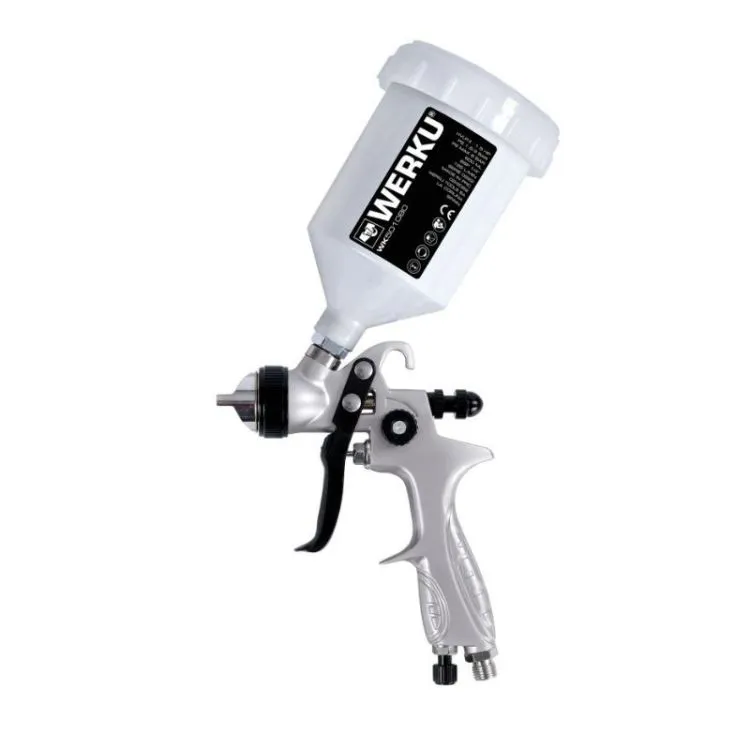 PISTOLA DE PINTAR C/ COPO 600ML HVLP-II WERKU