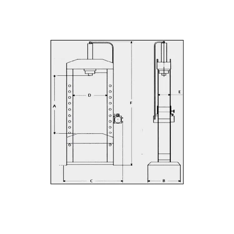 PRENSA ELECTRO HIDRÁULICA 15 TON. 1 VEL RAVIOL