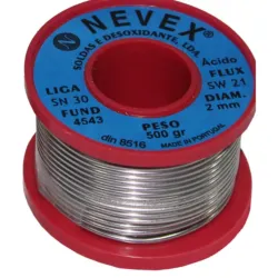 SOLDA ESTANHO - ÁCIDO 500G NEVEX