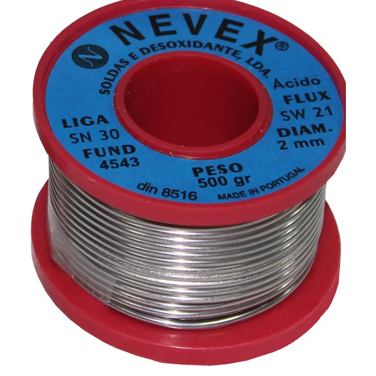 SOLDA ESTANHO - ÁCIDO 500G  NEVEX