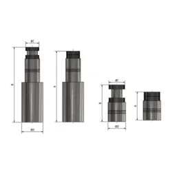 APOIO PEÇA AJUSTAVEL WPS-1 40-50 mm OPTIMUM