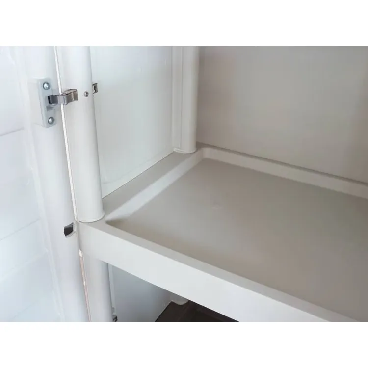 ARMÁRIO PVC 2 PORTAS 3 PRATELEIRAS