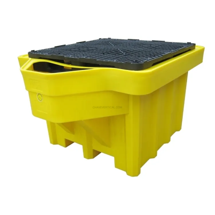 Bacia de Retenção em Polietileno ND 1100L 1500kg para 1 IBC