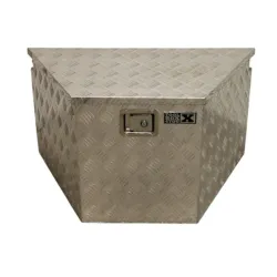 BAÚ VAZIO TRIANGULAR EM ALUMINIO 830X480X460 MM