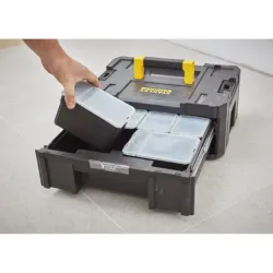 CAIXA TSTAK III COM 6 COMPARTIMENTOS EXTRAÍVEIS STANLEY