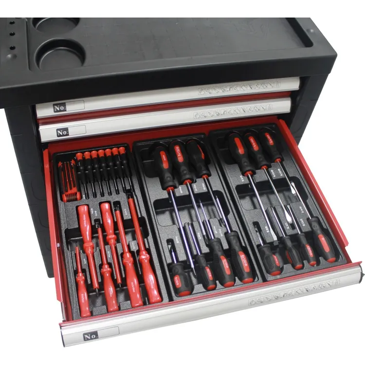 CARRO DE FERRAMENTAS 130 PCS 6 GAVETAS MADER