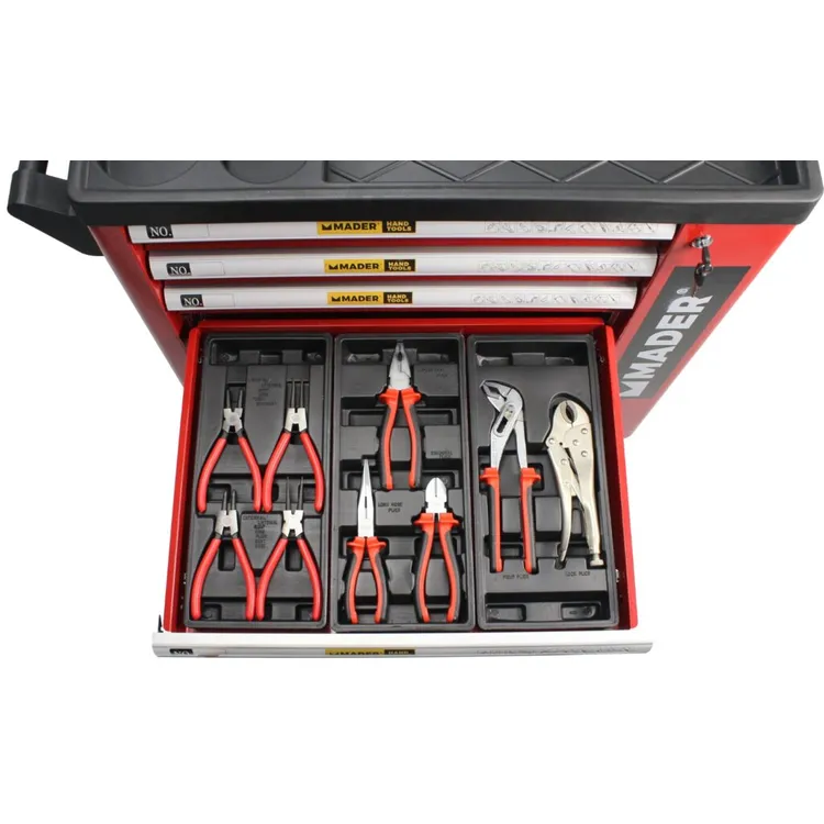 CARRO DE FERRAMENTAS 7 GAVETAS 156pçs MADER