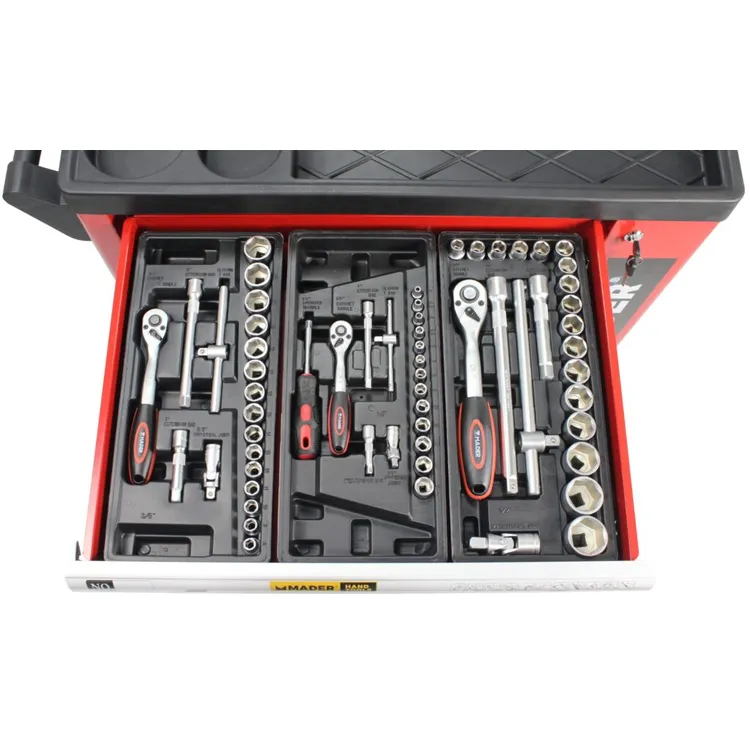 CARRO DE FERRAMENTAS 7 GAVETAS 156pçs MADER