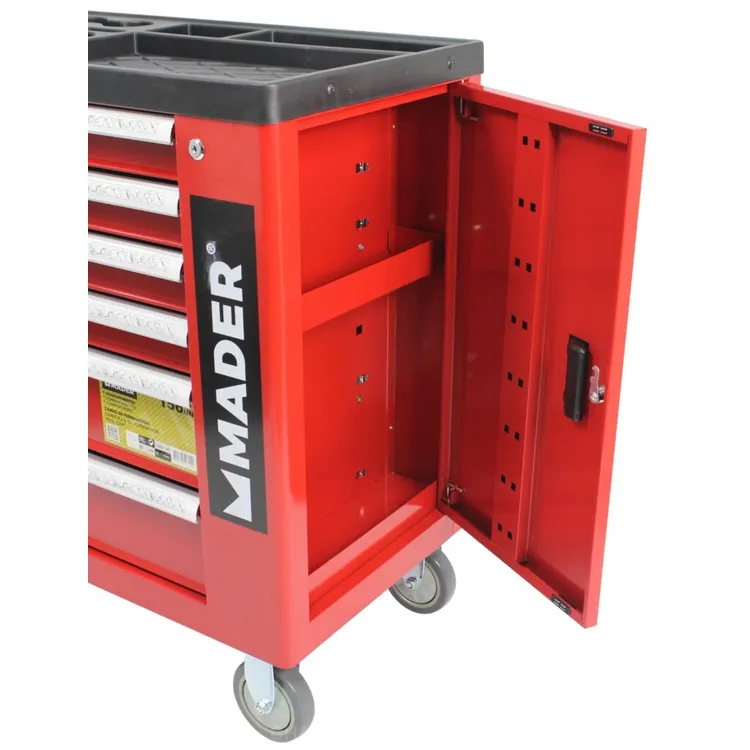 CARRO DE FERRAMENTAS 7 GAVETAS 156pçs MADER