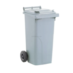 Contentor de Lixo Cinzento 240L 9822-G 240 Litros Rodas Borracha
