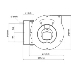 ENROLADOR ELÉTRICO AUTOMÁTICO 15M 230V MAVEL