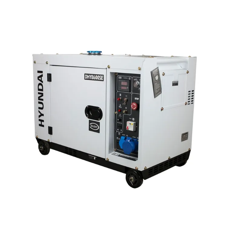 GERADOR MONOFÁSICO(SILENCIOSO) 6000W HYUNDAI