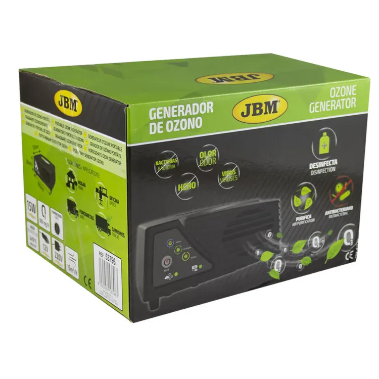 GERADOR OZONO PORTÁTIL 600MG/H JBM