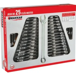 JOGO CHAVES MISTAS 6 A 32MM DRAKKAR