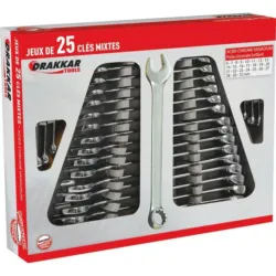 JOGO CHAVES MISTAS 6 A 32MM DRAKKAR