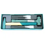 JOGO DE MARTELOS E TALHADEIRAS JONNESWAY