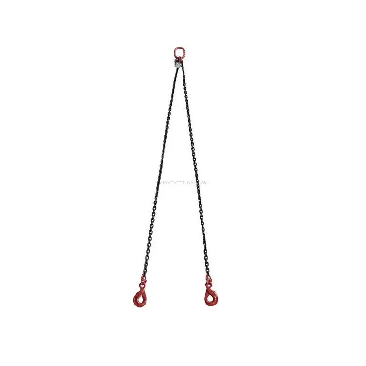 Linga de Corrente de 2 Ramais SPA G80 8 mm 2 m Linga de Corrente de 2 Ramais SPA G80 8 mm 2 m