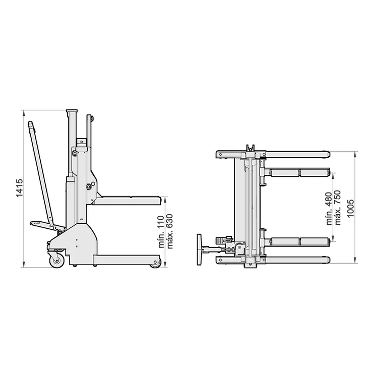 MACACO SACA-RODAS MEGA