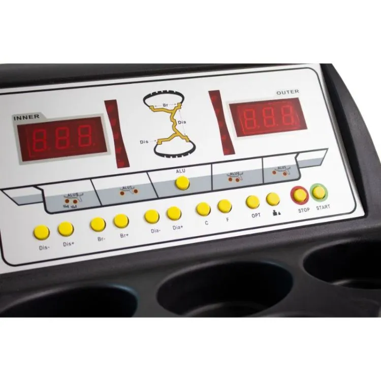 MÁQUINA CALIBRAR RODAS SEMI-AUTOMÁTICA 10"-24"