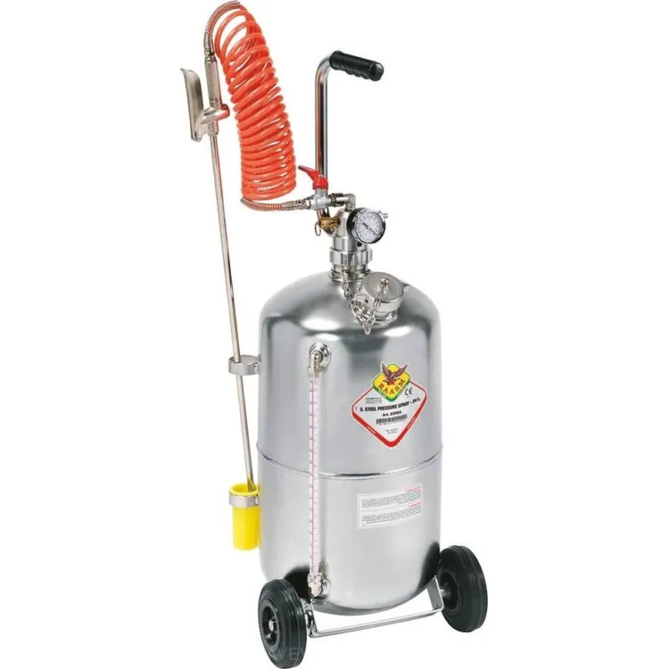 PULVERIZADOR INOX PNEUMÁTICO 24L RAASM PULVERIZADOR INOX PNEUMÁTICO 24L RAASM