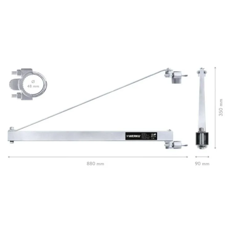 SUPORTE DE ELEVAÇÃO 600 KG WERKU