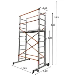 ANDAIME MULTIPLUS ALUMINIO LIT