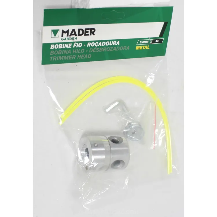 BOBINE FIO PARA ROÇADOURA 4MX3MM MADER