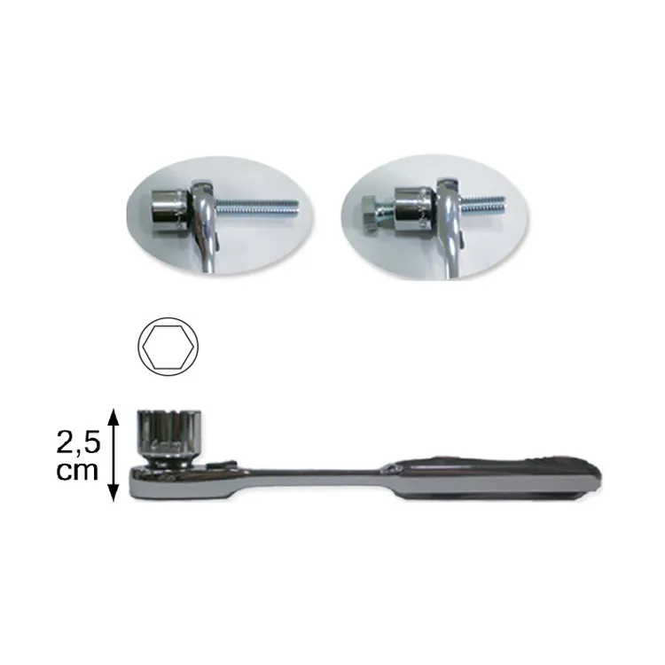 CAIXA DE FERRAMENTAS COM 22 PEÇAS DE AUTOCLER DE 1" 12 FACES