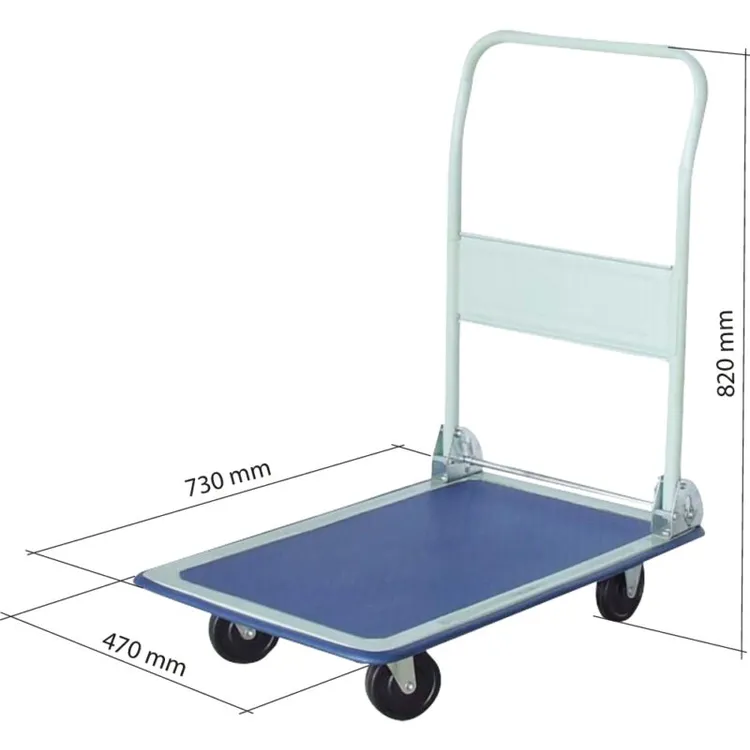 CARRINHO PLATAFORMA 4 RODAS 150KG STILKER