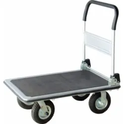 CARRINHO PLATAFORMA 4 RODAS PNEUMÁTICAS 300KG DRAKKAR