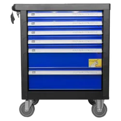 CARRO DE FERRAMENTAS COMPLETO 6 GAVETAS AZUL JBM