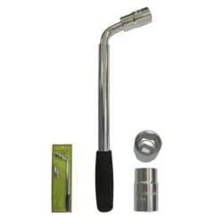 CHAVE DE RODAS EXTENSÍVEL COM CHAVES REVERSÍVEIS JBM