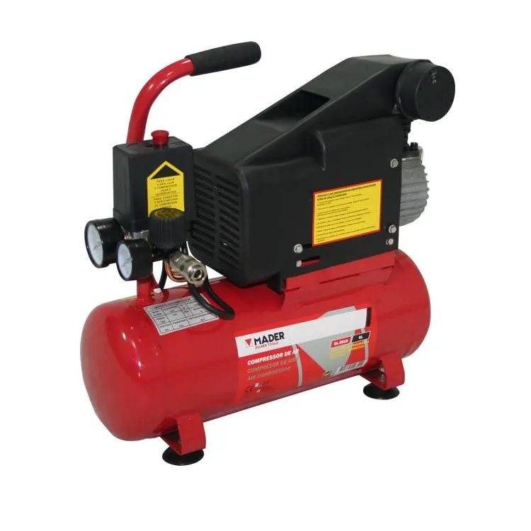 COMPRESSOR DE AR MONOBLOCO CAP. 6 LT 1.5HP 124 L/MIN COMPRESSOR DE AR MONOBLOCO CAP. 6 LT 1.5HP 124 L/MIN