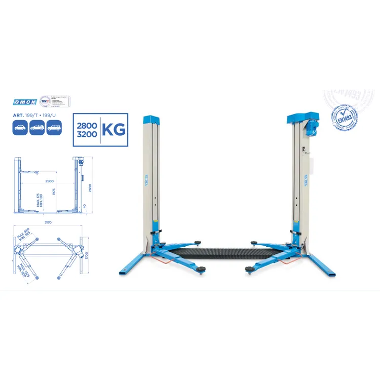 ELEVADOR DE 2 COLUNAS DE 3.2T OMCN ELEVADOR DE 2 COLUNAS DE 3.2T OMCN